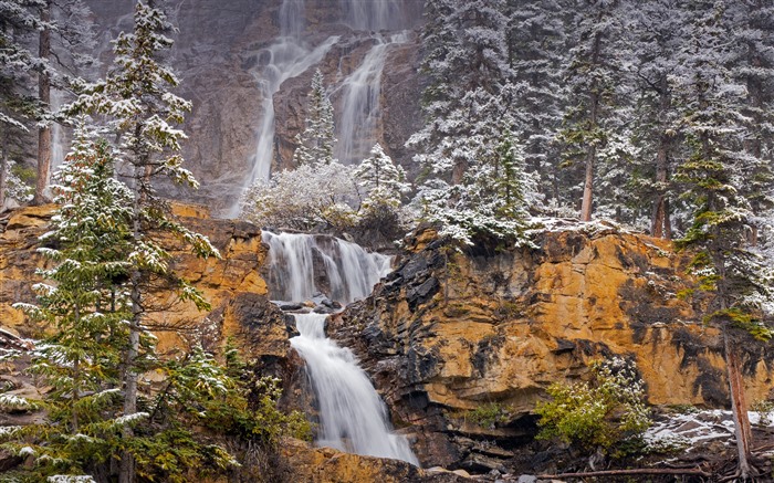 Tangle Creek Falls Jasper National Park Canada Bing 5K Views:4641 Date:2023/1/14 13:11:35