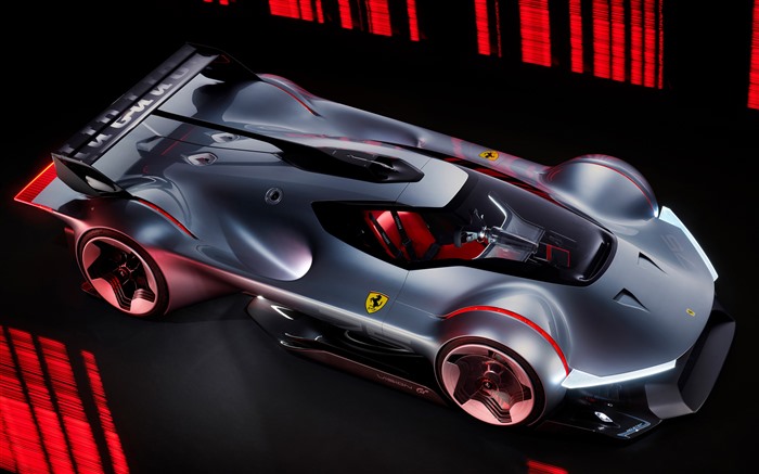 Ferrari, Vision Gran Turismo, carro de corrida, 5k Visualizações:3343