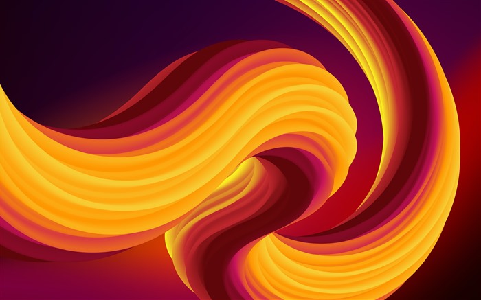 Roxo, ouro, espiral, ondas, abstrato, arte, 5k Visualizações:3754