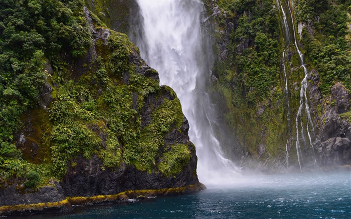 Rainforest Waterfall Milford Sound New Zealand 5K Views:6632 Date:2023/3/10 9:02:27