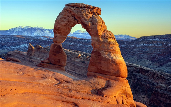 Red Rock, Sunset, Delated Arch, Utah, USA, 5K Vues:3967