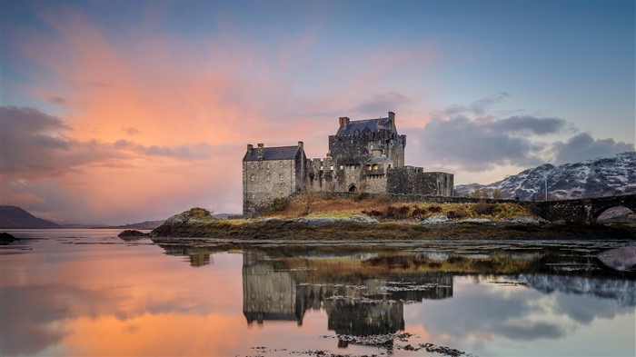 Donan Castle Island, Highlands, écosse, 2023, Bing, 4K Vues:4404