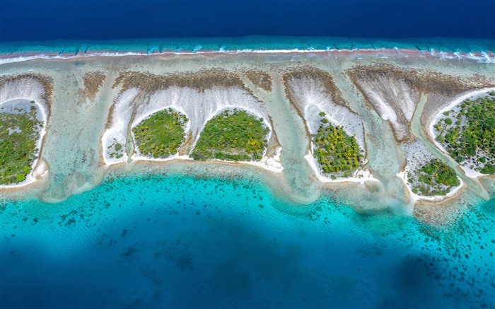 Atol Kawehi, Ilhas Tuamotu, Polinésia, 2023, Bing, 4K Visualizações:4407