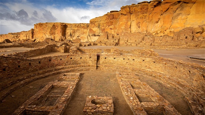 Pueblo Bonito,Chaco National Park,Novo México,Bing,4K Visualizações:3456