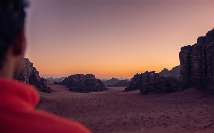 サウジアラビア、砂漠、荒地、夏、夕日、5K ブラウズ:3054