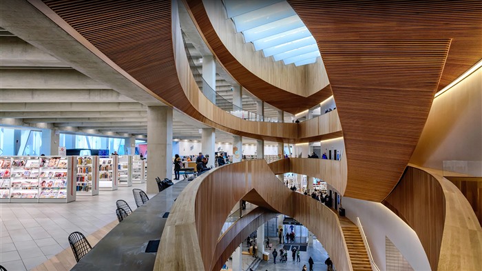 Calgary New Central Library, Ottawa, Canada, Bing, 4K Vues:3812