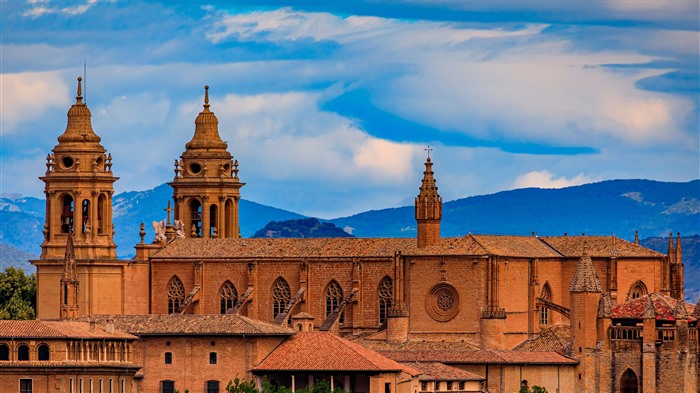 Basilique royale de Santa Maria, Pampelune, Espagne, Bing, 4K Vues:3080