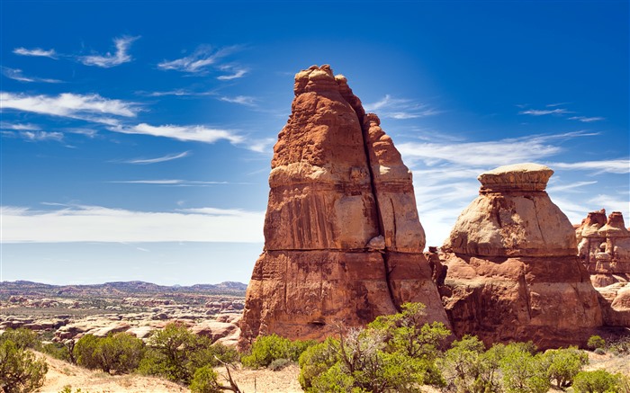 Seca, deserto, Parque Nacional Canyonlands, Utah, EUA, 5k Visualizações:4410