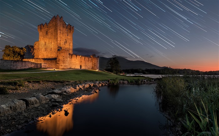 Ross Castle, Ilha Ross, Killarney, Condado de Kerry, Irlanda, 5k Visualizações:4368