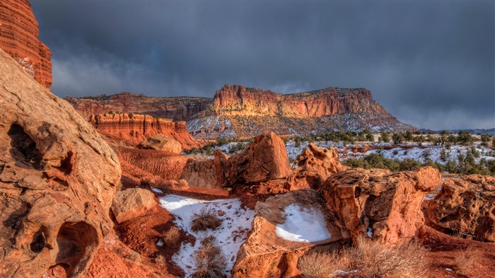 Red Rock, Parque Nacional Capitol Reef, Utah, EUA, Bing, 4K Visualizações:2208