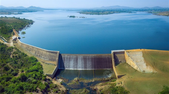 Reservatório Gayathri, Chitradurga, Karnataka, índia, Bing, 4K Visualizações:3597