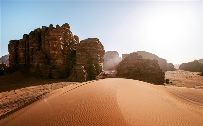 Sequía, meseta, montañas, desierto de Hisma, Arabia Saudita, 5K Vistas:3626