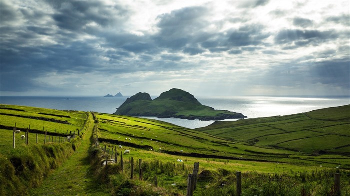 Bahía de St Finians, condado de Kerry, Irlanda, Bing, 4K Vistas:2850