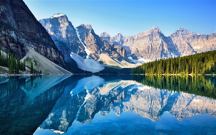 Beautiful Scenery Moraine Lake Banff Park Canada 5K Views:3549 Date:2024/4/13 3:57:46