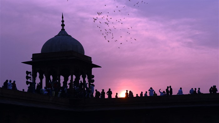 Musulmanes, Eid al-Fitr, Jama Masjid, Nueva Delhi, Bing, 4K Vistas:1368