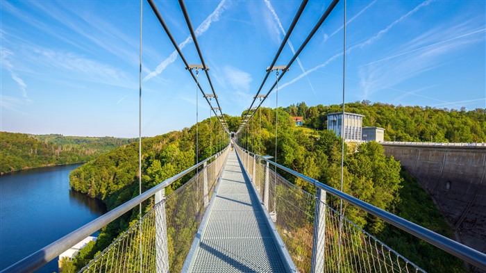 Parque Nacional Harz, Sajonia-Anhalt, Puente Suspension, Bing, 4K Vistas:2078