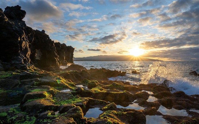 Coast Sunset Saint Miguel Azores Portugal 5K Views:1992 Date:2024/7/2 13:55:30