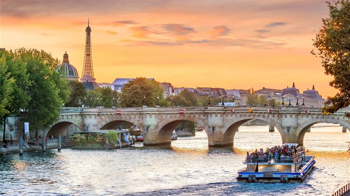 Juegos Olímpicos de Verano, Pont Neuf, Seine, París, Francia, Bing, 4K Vistas:1667