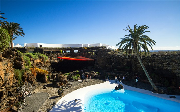 Hotel de vacaciones,Piscina,Jameos Del Agua,España,5K Vistas:2565