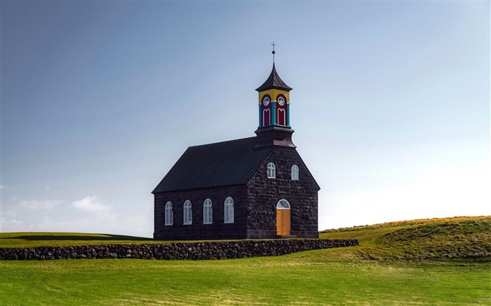 Igreja de Budakirga, Snaefellsnes, Islândia, atrações turísticas, 5k Visualizações:554