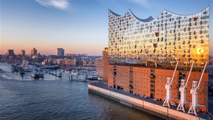 Salón de conciertos de Elbphilharmonie, Hamburgo, Alemania, Bing, 4K Vistas:1888