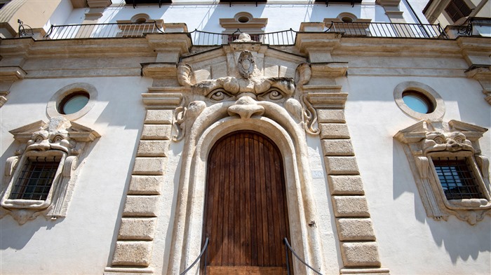 Monster Door, Palazzo Zuccari, Roma, Italia, Bing, 4K Vistas:1178