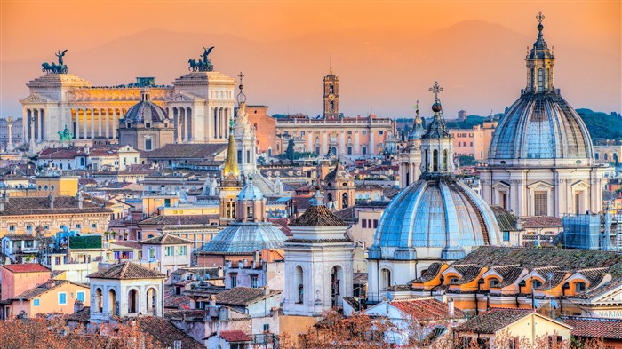 Piazza Venezia, Centro de Roma, Italia, Bing, 4K Vistas:1477