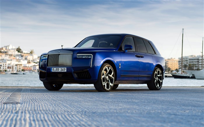 Rolls Royce, Cullinan, insignia negra, 2024, coche de lujo, 5k Vistas:171