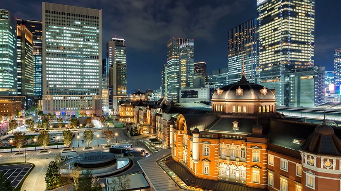 Día del metro, edificio, Tokio, Japón, Bing, 4K Vistas:1828