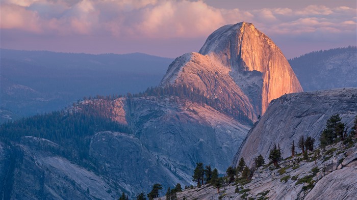 Luz solar, Parque Nacional de Yosemite, Califórnia, Bing, 4K Visualizações:1535