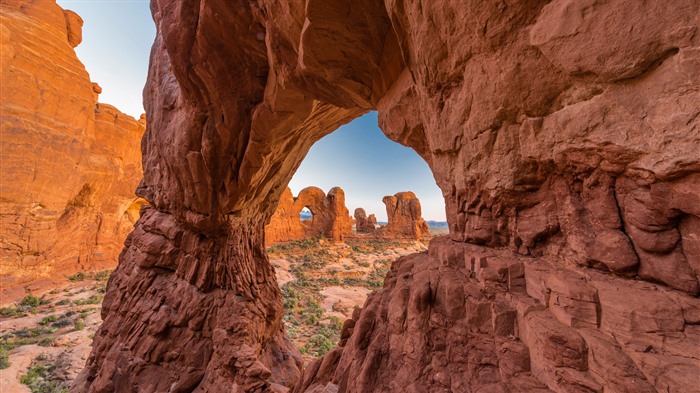 Double Arch, Arches National Park, Utah, EUA, Bing, 4K Visualizações:1077