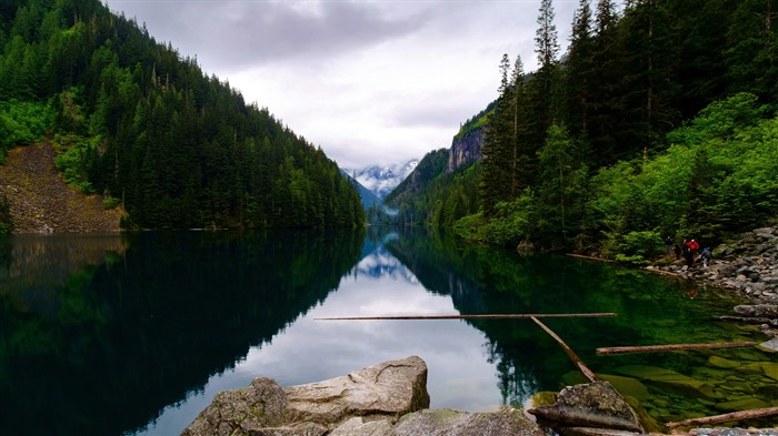 Lindeman Lake, Fraser Valley, Canadá, Bing, 4K Vistas:1111