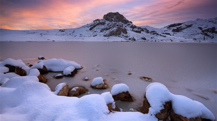 Inverno, Lagos Covadonga, Astúrias, Espanha, Bing, 4K Visualizações:611