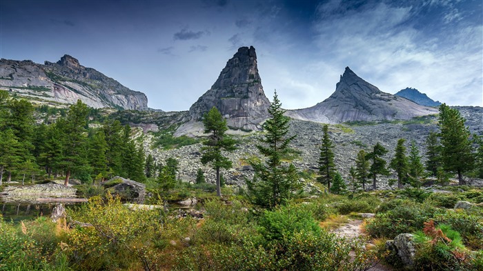 National Forest Park Pine trees Rocks Lake Bing 4K Views:708 Date:2025/1/3 13:06:09