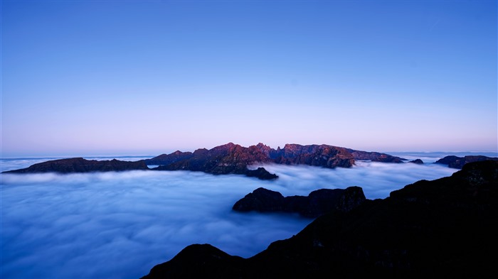 云海，山峰，甘蔗春天，葡萄牙，Bing，4K 浏览:535